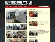 Tablet Screenshot of huntington-atrium.com